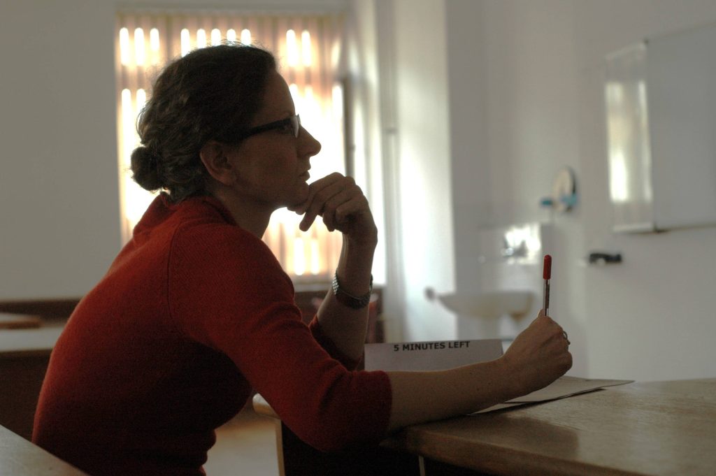 Śp. dr Justyna Kociatkiewicz w trakcie konferencji PASE (2015)