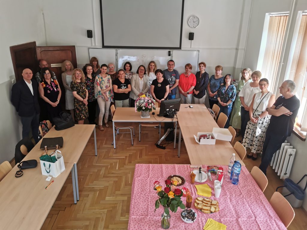 Uroczystość z okazji przejścia na emeryturę mgr Magdaleny Herman-Majewskiej